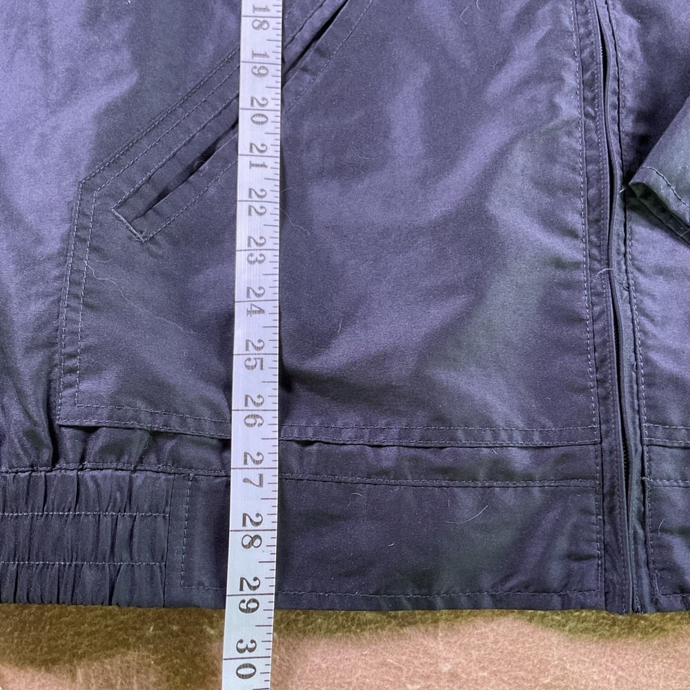 Kenneth Cole Reaction Mens XXL Black Full Zip Mesh Lined Windbreaker Jacket - Picture 5 of 12